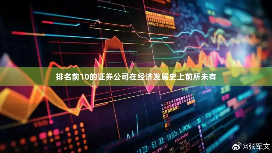 排名前10的证券公司在经济发展史上前所未有